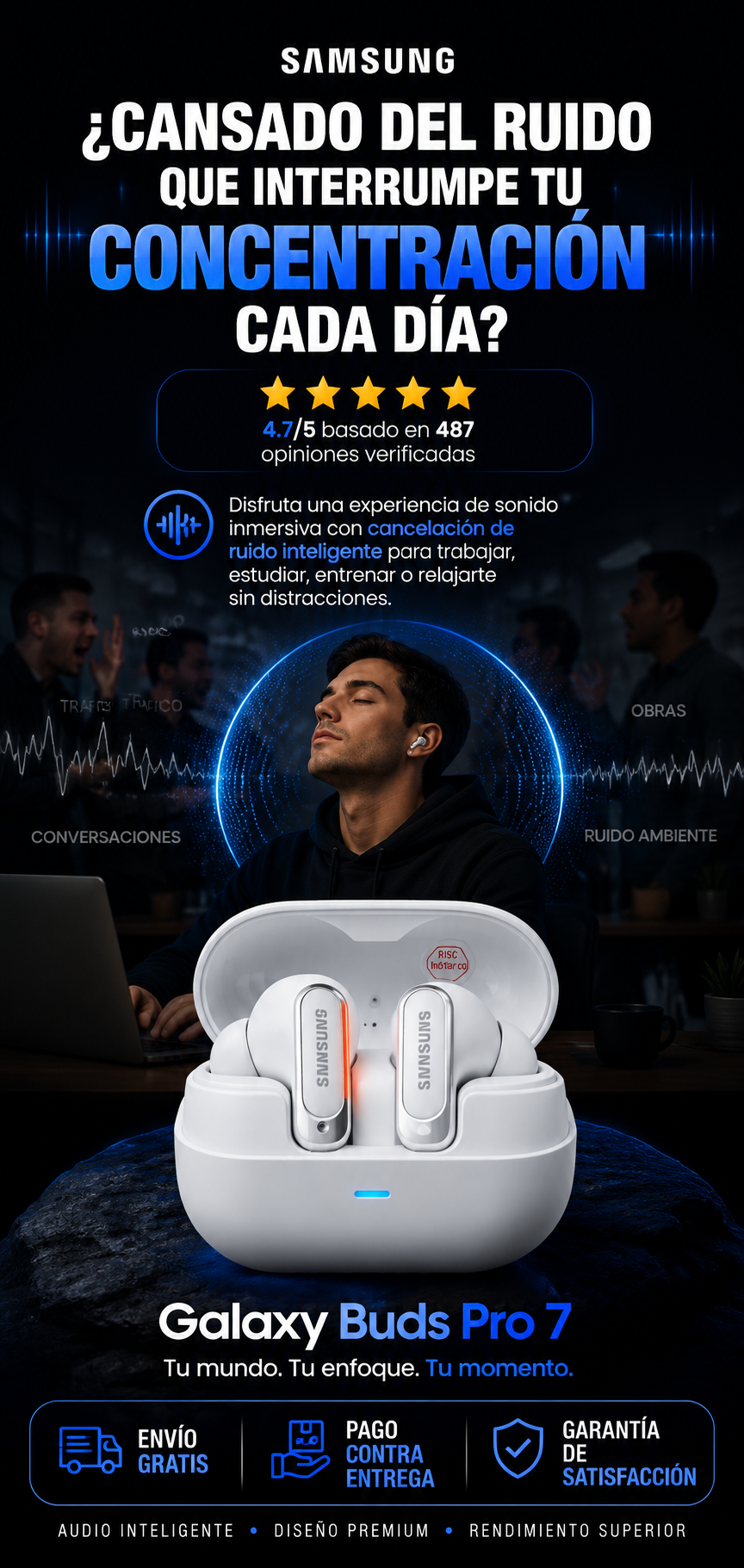 Audifonos Galaxy Buds Pro 7 samsung